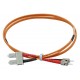 ST - SC Multimode Duplex Fibre Patch Leads