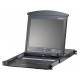 Aten KL1508AM 8-Port Cat 5 High-Density Dual Rail LCD KVM Switch