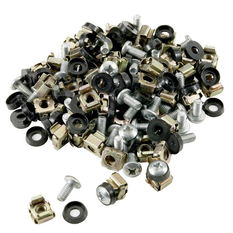 Cage Nuts & Bolts - Pack of 50 Cage Nuts & Bolts - Pack of 50