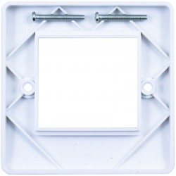 Singlegang Office Style Euro Faceplate