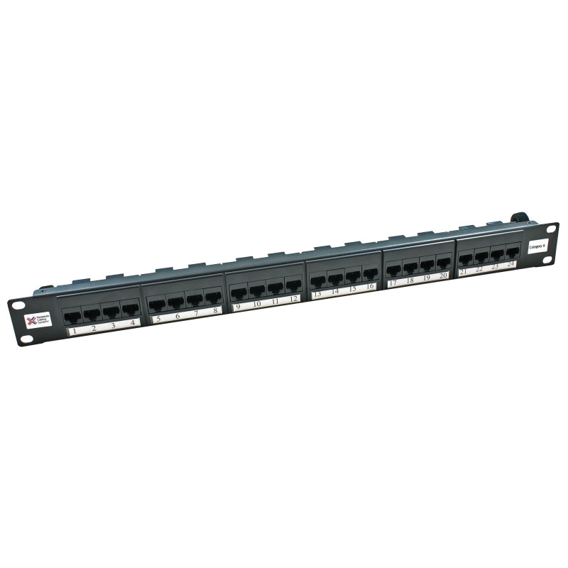 24 Port Cat6 UTP CCS Elite Patch Panel 24 Port Cat6 UTP CCS Elite Patch Panel