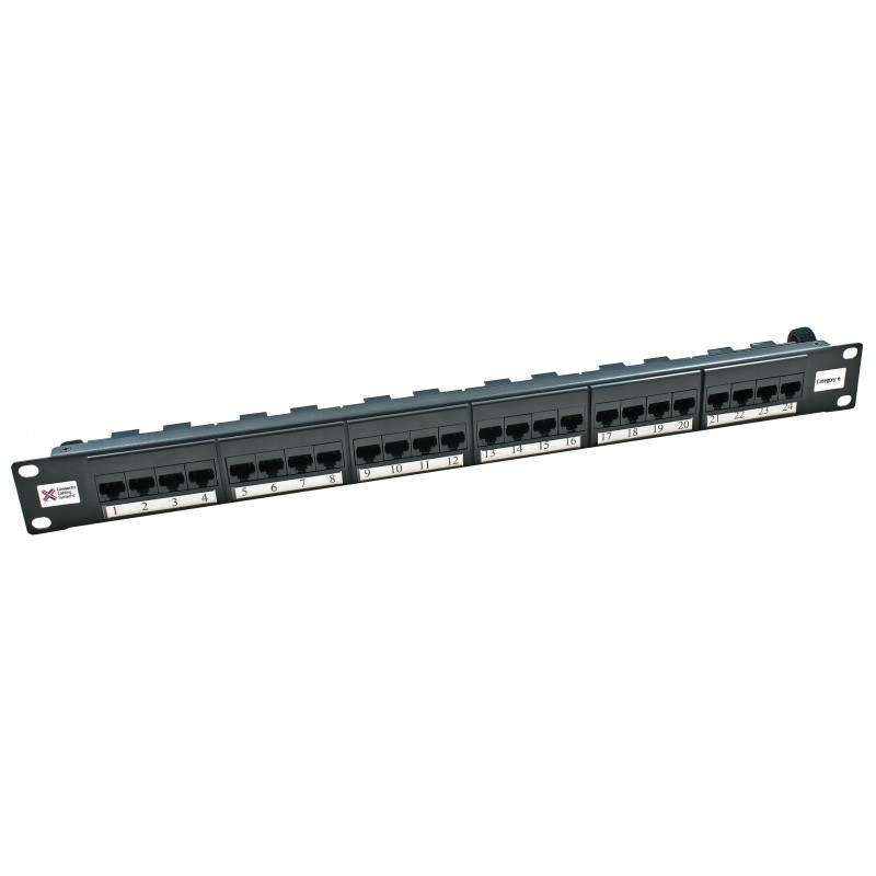 24 Port Cat6 UTP CCS Elite Patch Panel