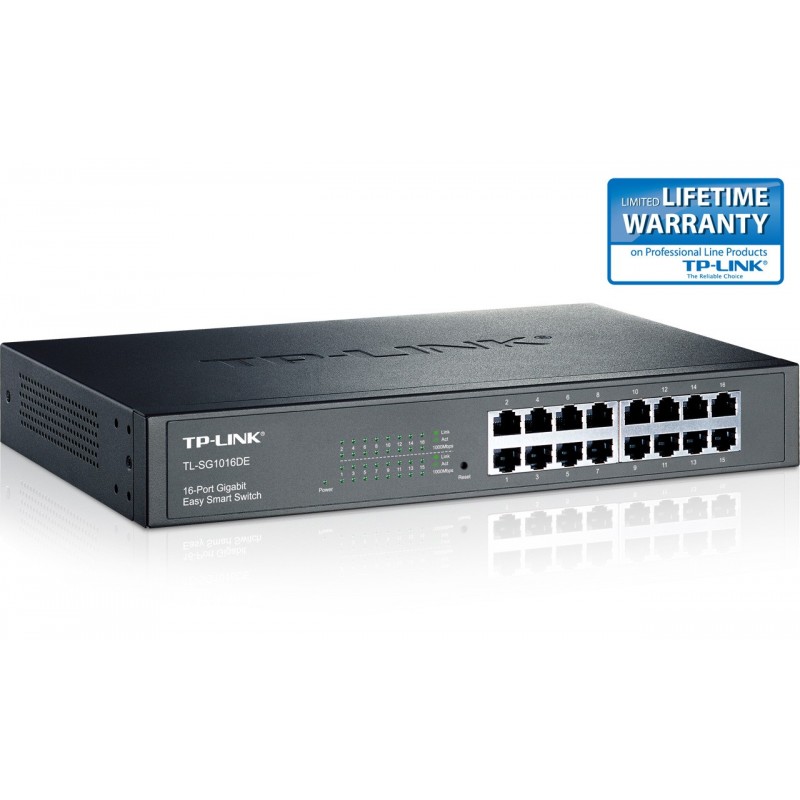 TP-LINK TL-SG1016DE 16-Port Gigabit Easy Smart Switch