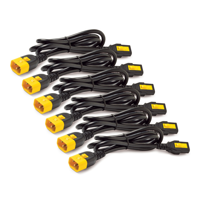APC AP8702S-WW Power Cord Kit (6 ea), Locking, C13 to C14, 0.6m APC AP8702S-WW Power Cord Kit (6 ea), Locking, C13 to C14, 0.6m