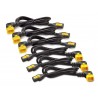 APC AP8704R-WW Power Cord Kit (6 ea), Locking, C13 to C14 (90 Degree), 1.2m
