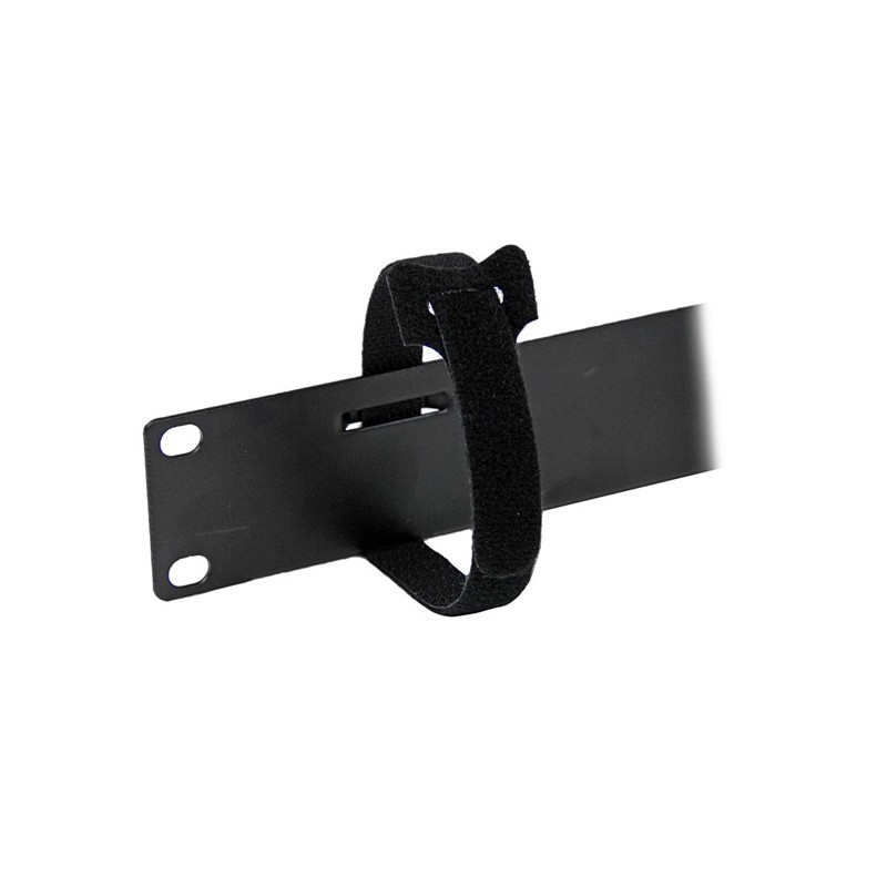 1U Velcro Horizontal Server Rack Cable Management Panel 4 Loop Cable