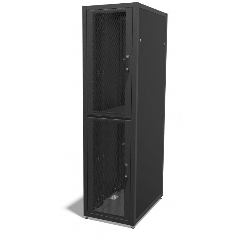 42u 800mm x 1200mm 2 Compartment CoLocation Server Rack