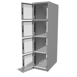42u 800mm x 1000mm 4 Compartment CoLocation Server Rack