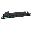 1u 4 Slot Unloaded Modular MTP Cassette Patch Panel