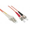 InLine 88605 5m LC ST Orange fiber optic cable