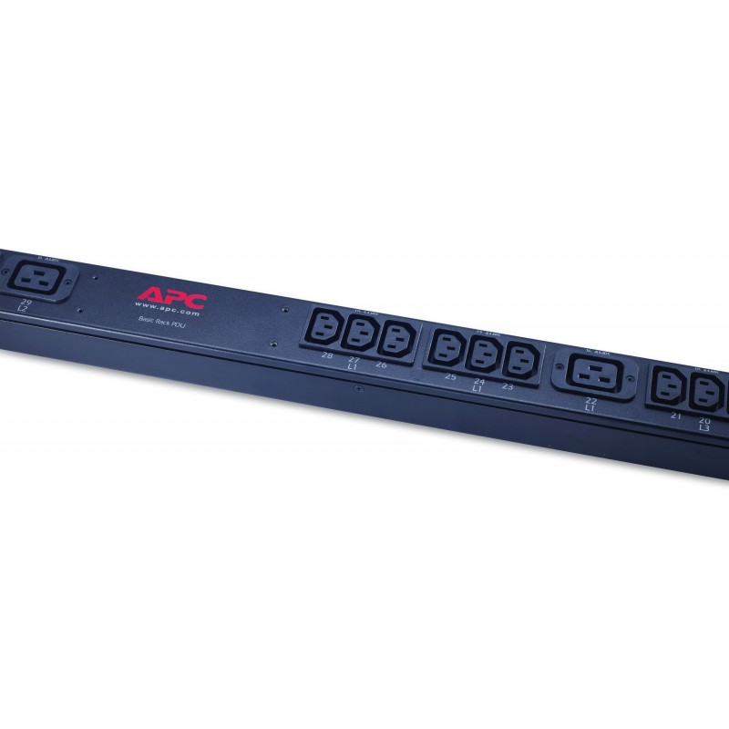 APC Rack PDU, Basic, Zero U, 11 kW, 230V, (36) C13 & (6) C19 | APC ...