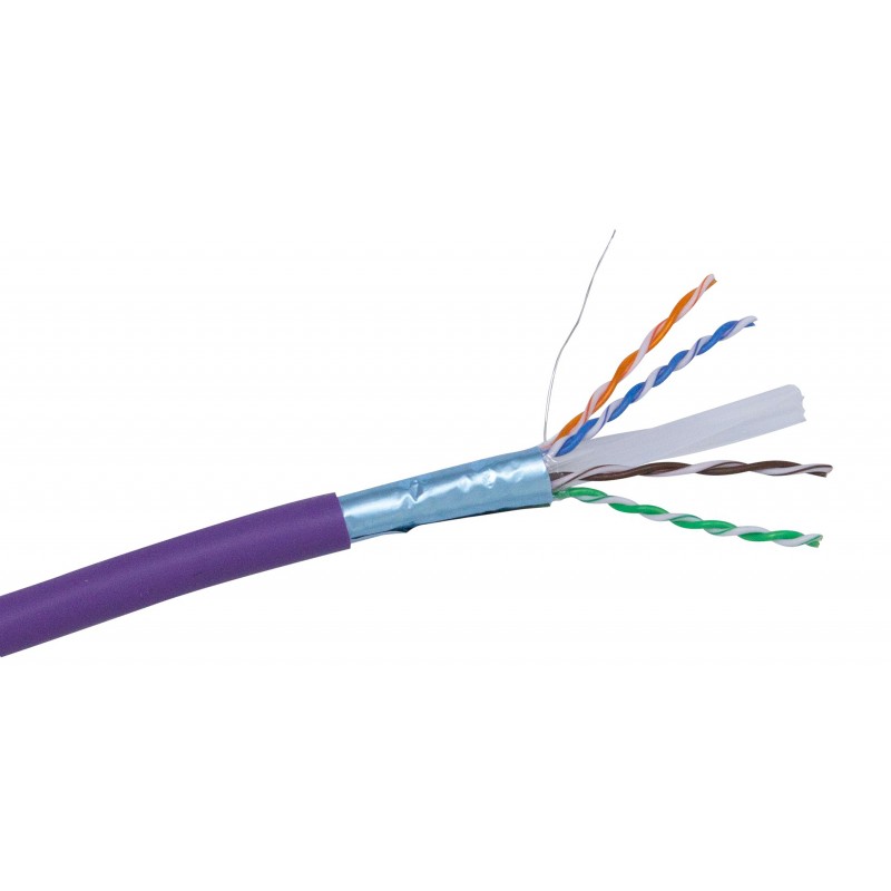 Cat6 FTP Shielded PVC Solid Core Cable