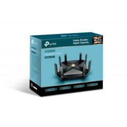 TP-LINK Archer AX6000 wireless router Dual-band (2.4 GHz / 5 GHz) Gigabit Ethernet Black