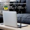 TP-LINK AC600 High Gain Wireless Dual Band USB Adapter WLAN 600 Mbit/s Internal