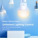 Tapo Smart Wi-Fi Light Bulb, Dimmable