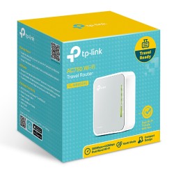 TP-LINK TL-WR902AC wireless router Dual-band (2.4 GHz / 5 GHz) Fast Ethernet 3G 4G White