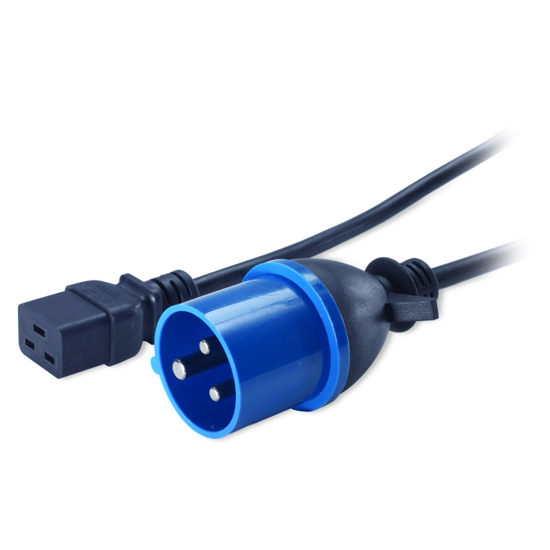 APC AP9876 Power Cord, C19 to IEC309 16A, 2.5m APC AP9876 Power Cord, C19 to IEC309 16A, 2.5m