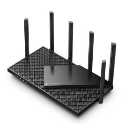 TP-Link ARCHER AXE75 wireless router Gigabit Ethernet Tri-band (2.4 GHz / 5 GHz / 6 GHz) Black