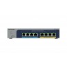 NETGEAR 8-port Ultra60 PoE++ Multi-Gigabit (2.5G) Ethernet Plus Switch Unmanaged L2/L3 2.5G Ethernet (100/1000/2500) Power over 