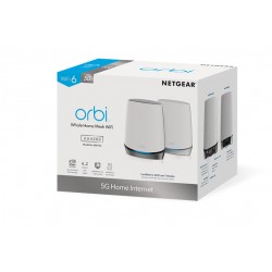 NETGEAR NBK752 wireless router Gigabit Ethernet Tri-band (2.4 GHz / 5 GHz / 5 GHz) 5G 4G Grey