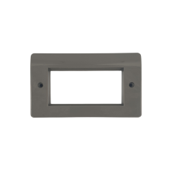 Double Gang Faceplate DDA Grey