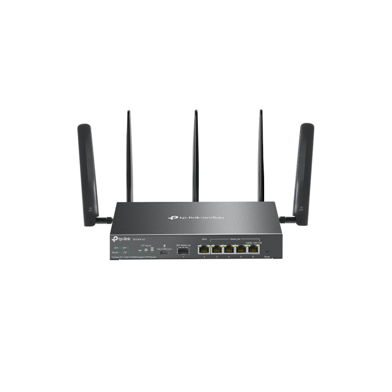 TP-Link Omada 4G+ Cat6 AX3000 Gigabit VPN Router TP-Link Omada 4G+ Cat6 AX3000 Gigabit VPN Router