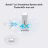 TP-Link 4G+ Cat12 AX3000 Wi-Fi 6 Telephony Router