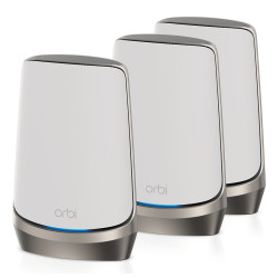 NETGEAR Orbi Quad-band RBKE963 AXE11000 WiFi 6E Mesh System Quad-band (2.4 GHz / 5 GHz-1 / 5 GHz-2 / 6 GHz) Wi-Fi 6 (802.11ax) G