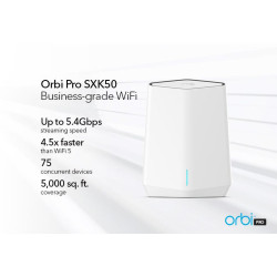 NETGEAR Orbi Pro WiFi 6 AX5400 Tri-band Mesh System