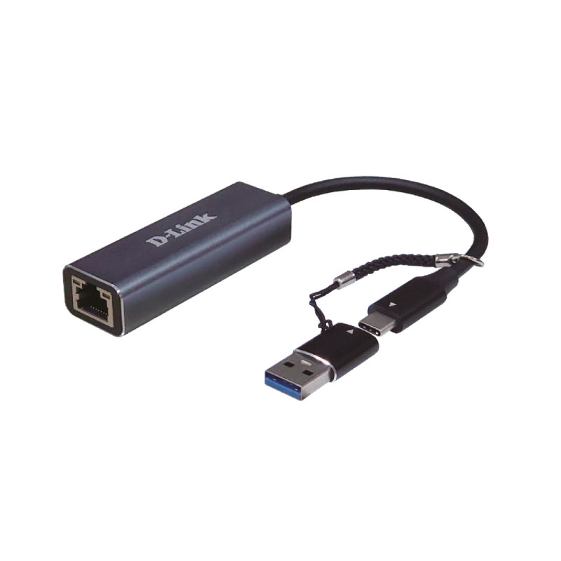 D-Link USB-C/USB to 2.5G Ethernet Adapter DUB-2315 D-Link USB-C/USB to 2.5G Ethernet Adapter DUB-2315