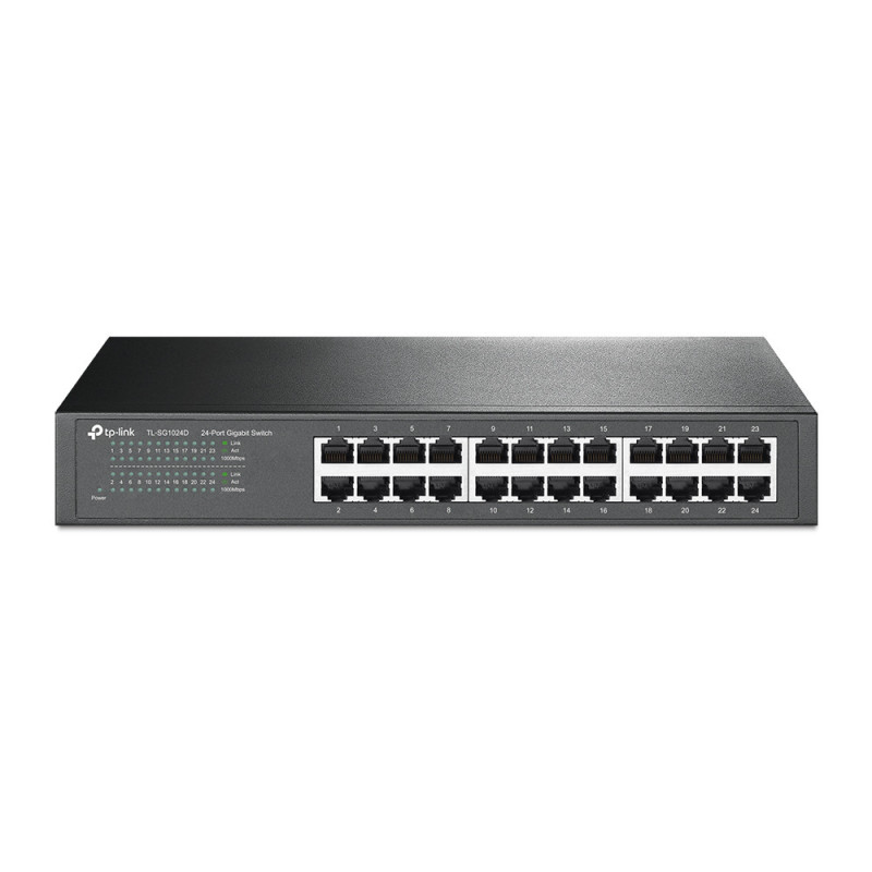 P-Link TL-SG1024D network switch Unmanaged Gigabit Ethernet (10/100/1000) Grey