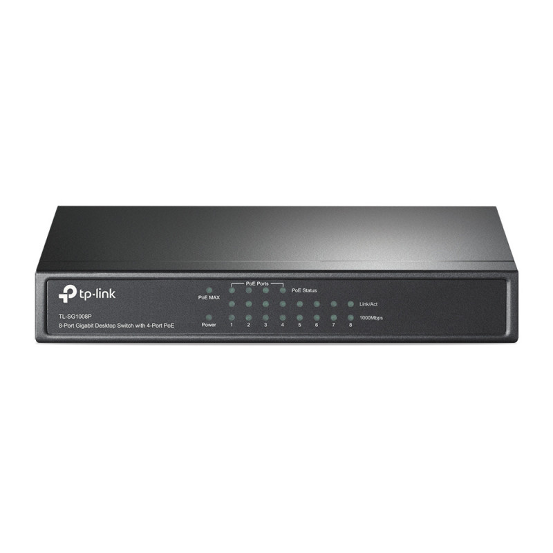 P-Link TL-SG1008P network switch Unmanaged Gigabit Ethernet (10/100/1000) Power over Ethernet (PoE) Hazelnut P-Link TL-SG1008P network switch Unmanaged Gigabit Ethernet (10/100/1000) Power over Ethernet (PoE) Hazelnut