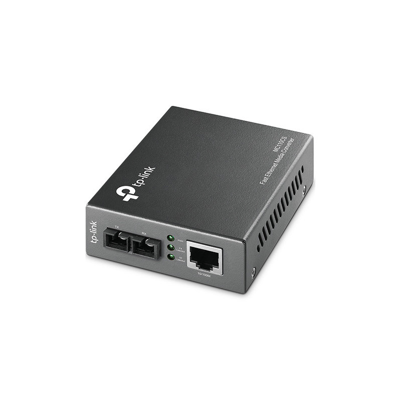 P-Link MC110CS network media converter 100 Mbit/s 1310 nm Single-mode Black P-Link MC110CS network media converter 100 Mbit/s 1310 nm Single-mode Black