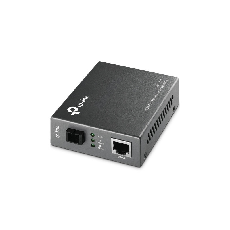 P-Link MC112CS network media converter 100 Mbit/s Single-mode Black P-Link MC112CS network media converter 100 Mbit/s Single-mode Black