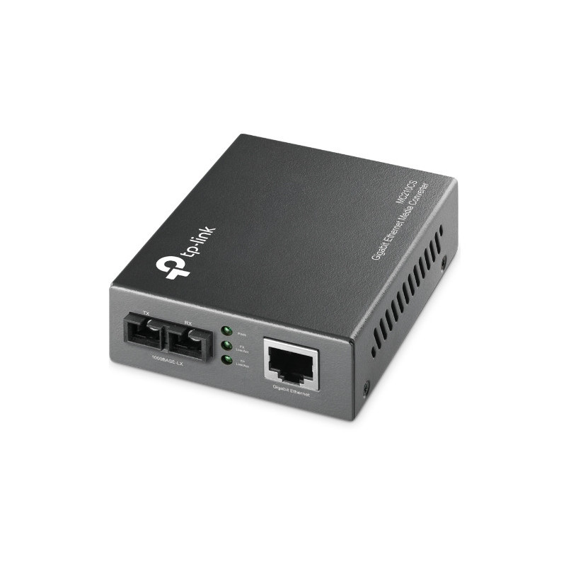 P-Link MC210CS network media converter 1000 Mbit/s 1310 nm Single-mode Black P-Link MC210CS network media converter 1000 Mbit/s 1310 nm Single-mode Black