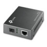 P-Link MC220L network media converter 1000 Mbit/s Multi-mode, Single-mode Black