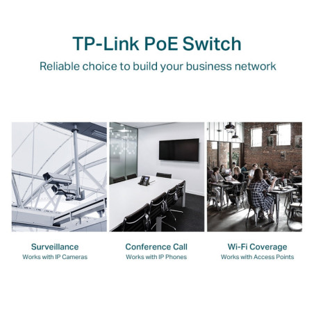 P-Link 28-Port Gigabit Easy Smart Switch with 24-Port PoE+