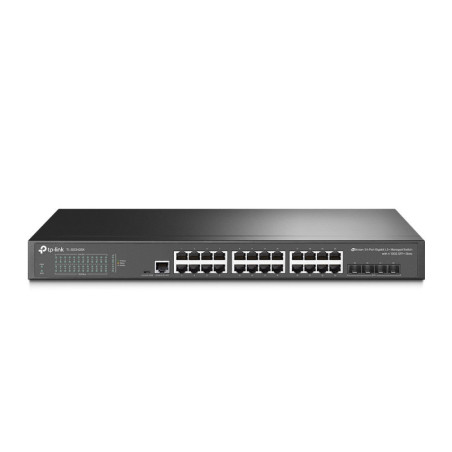 P-Link JetStream 24-Port Gigabit L2+ Managed Switch with 4 10GE SFP+ Slots