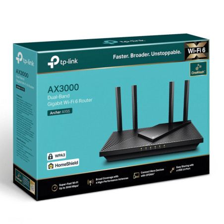 P-Link AX3000 Dual Band Gigabit Wi-Fi 6 Router