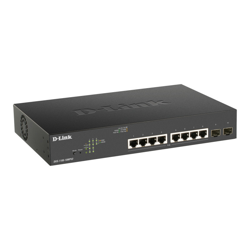 -Link D-Link 10-Port PoE+ Gigabit Smart Managed Switch
