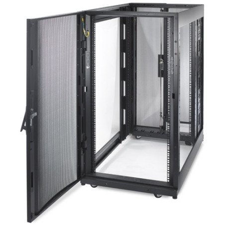 PC NetShelter SX, Server Rack Enclosure, 24U, Black, 1198.5H x 600W x 1070D mm