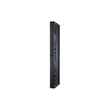PC Performance,Vertical Cable Manager for 2 & 4 Post Racks, 84"H x 6"W, Double-Sided with Doors