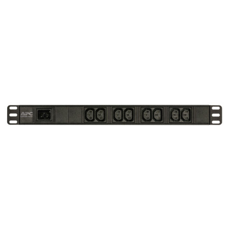 PC Easy Rack PDU, Basic, 1U, 1 Phase, 3.7kW, 230V, 16A, 8 x C13 outlets, IEC60320 C20 inlet