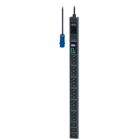 PC Easy Rack PDU, Metered, 0U, 1 Phase, 3.7kW, 230V, 16A, 18 x C13 and 3 x C19 outlets, IEC60309 2P+E inlet