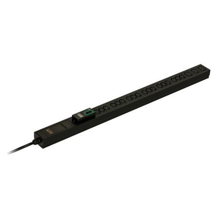 PC Easy Rack PDU, Metered, 0U, 1 Phase, 3.7kW, 230V, 16A, 18 x C13 and 3 x C19 outlets, IEC60309 2P+E inlet