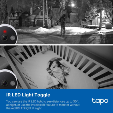 P-Link Tapo Indoor/Outdoor Wi-Fi Home Security Camera