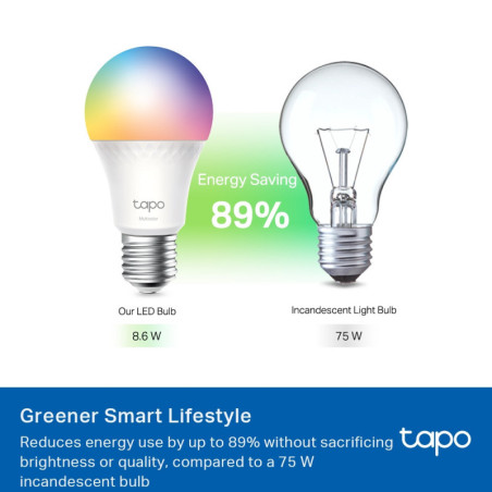 P-Link Smart WiFi Light Bulb, Multicolor