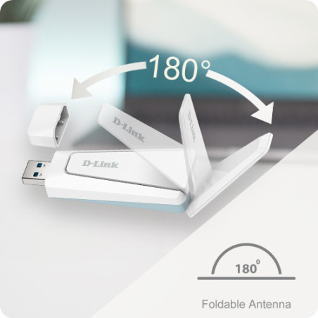 -Link D-Link Wi-Fi 6 AX1800 USB 3.0 Dongle