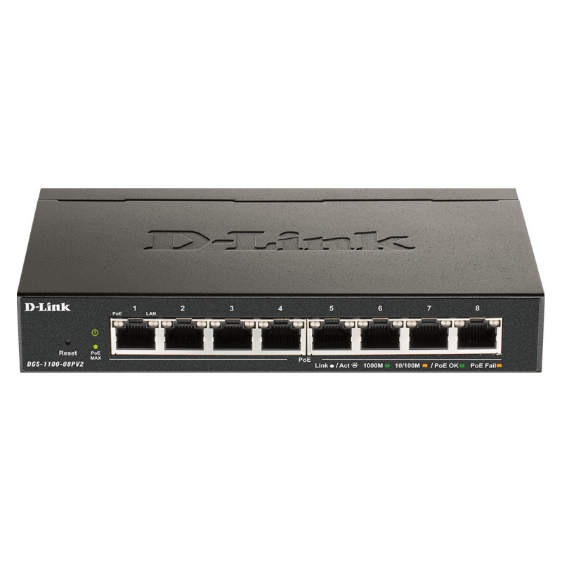 -Link DGS-1100-08PV2/B -Link DGS-1100-08PV2/B