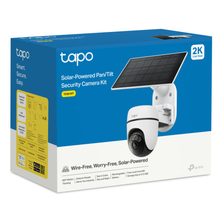 P-Link Solar-Powered Floodlight Pan/Tilt Security Camera Kit